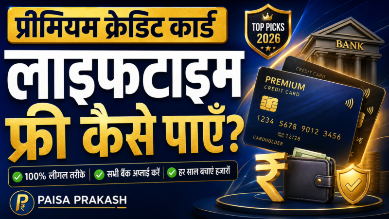 बैंक नहीं बताएंगे ये सीक्रेट! ऐसे मिल सकता है ₹10 लाख लिमिट वाला Premium Credit Card बिल्कुल Lifetime Free