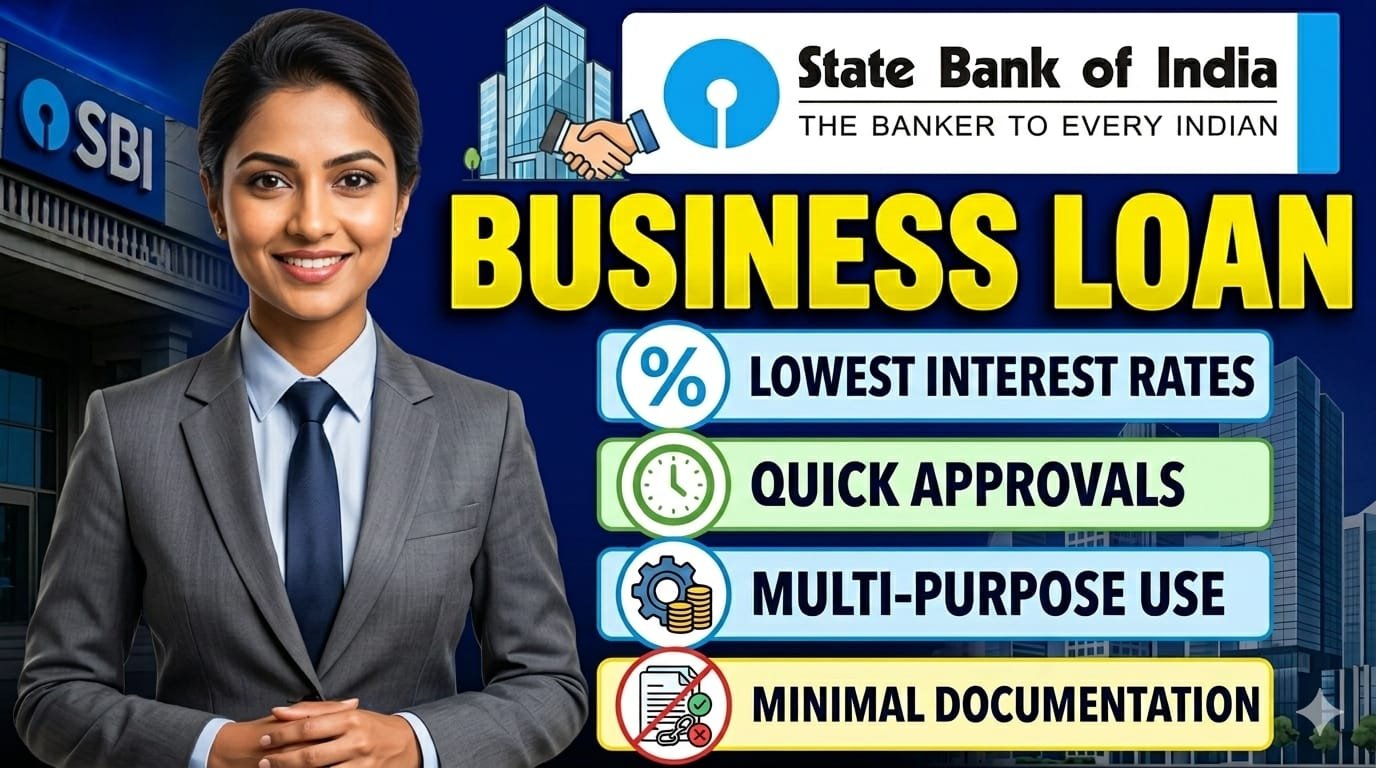 SBI बिजनेस लोन: आज ही आवेदन करिए — ₹50 लाख तक तेज़ डिस्बर्सल