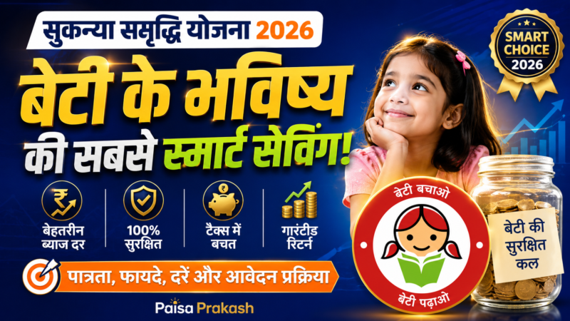 Sukanya Samriddhi Yojana (SSY) 2026: पूरी गाइड — फायदे, पात्रता, दरें और आवेदन प्रक्रिया